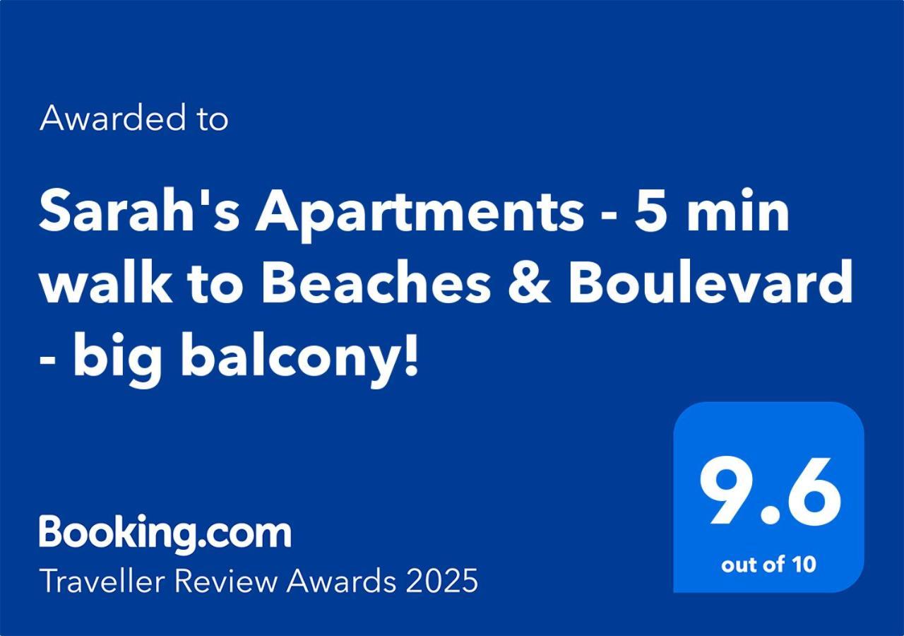 Sarah'S Apartments - 5 Min Walk To Beaches & Boulevard - Big Balcony! Sarande Bagian luar foto